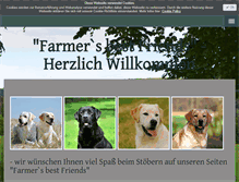 Tablet Screenshot of labradorfarmersbestfriend.com